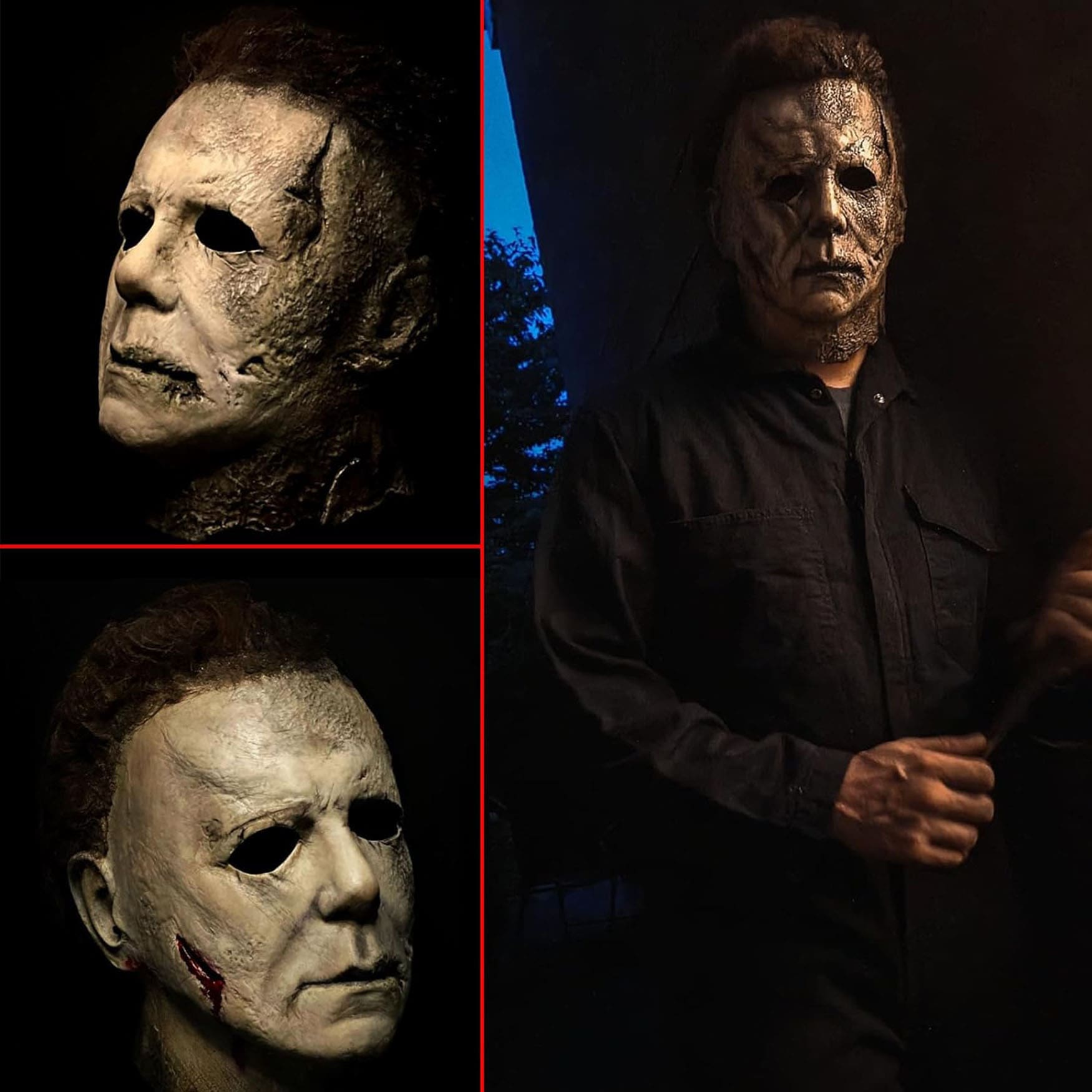 Michael Myers Lateks Maske - Michael Myers Et Maske Kafaya Tam Geçmeli (5271)