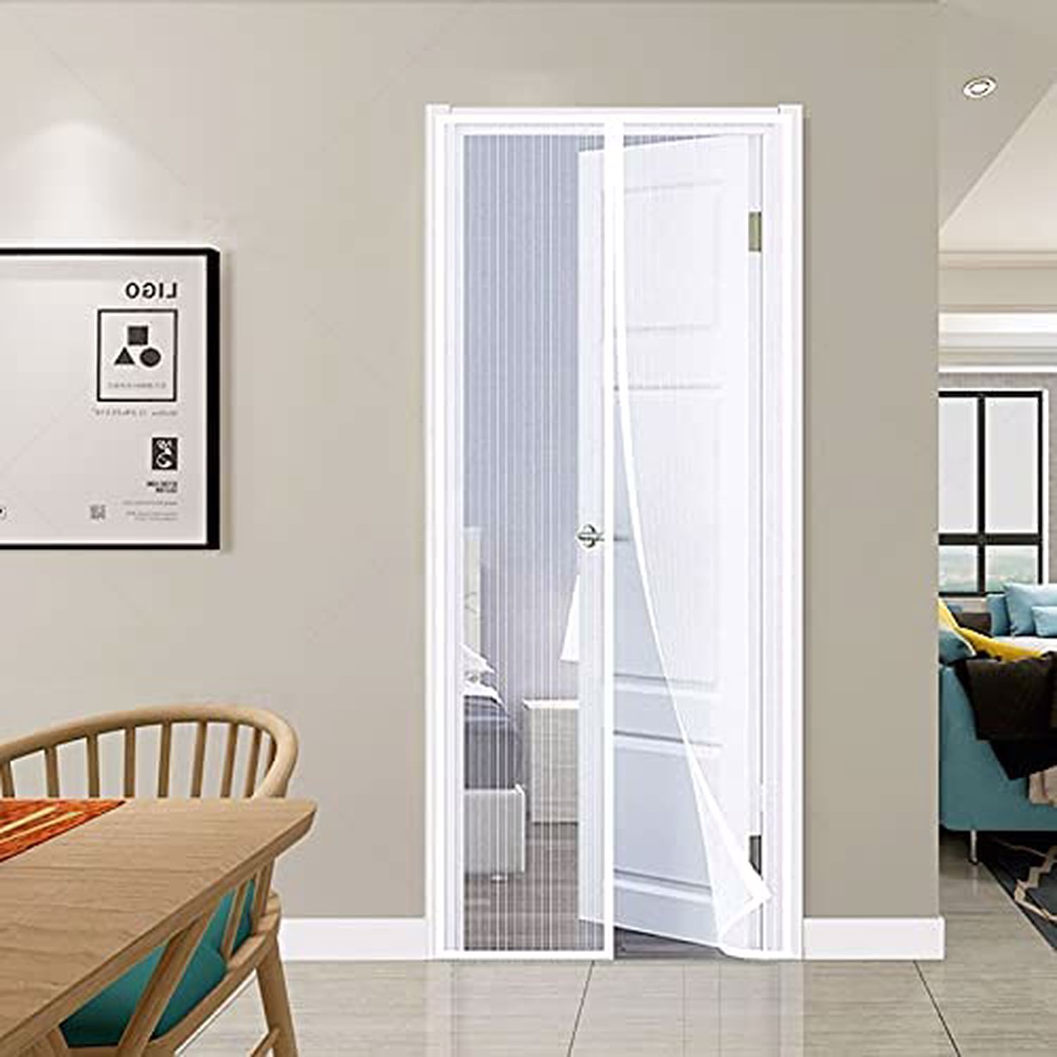 Mıknatıslı Kapı Sinekliği Tül Perde 105 x 205 cm (5271) Mıknatıslı Kapı Sinekliği Tül Perde 105 x 205 cm (5271)