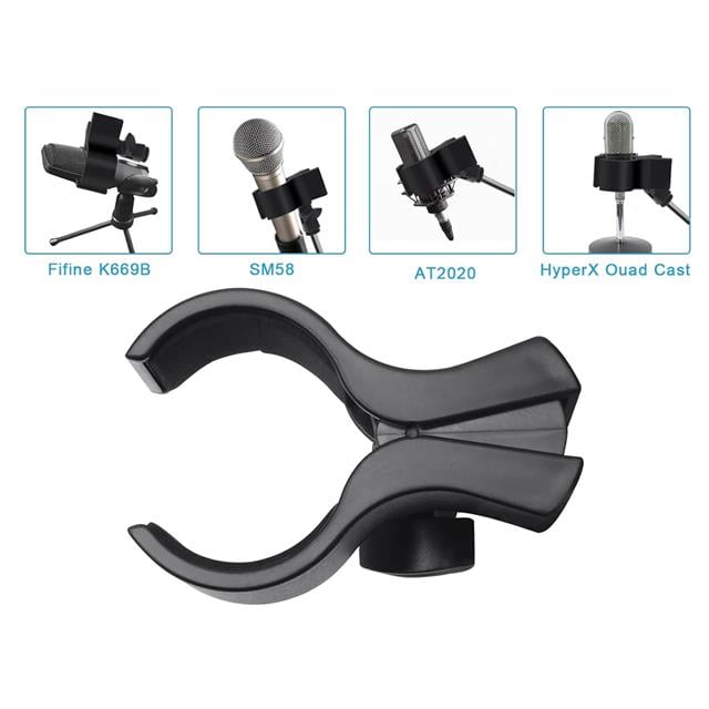 Mikrofon Standı Klipsi Plastik Yaylı 3-6CM (5271)