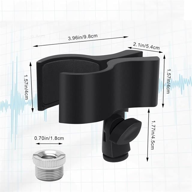 Mikrofon Standı Klipsi Plastik Yaylı 3-6CM (5271) Mikrofon Standı Klipsi Plastik Yaylı 3-6CM (5271)