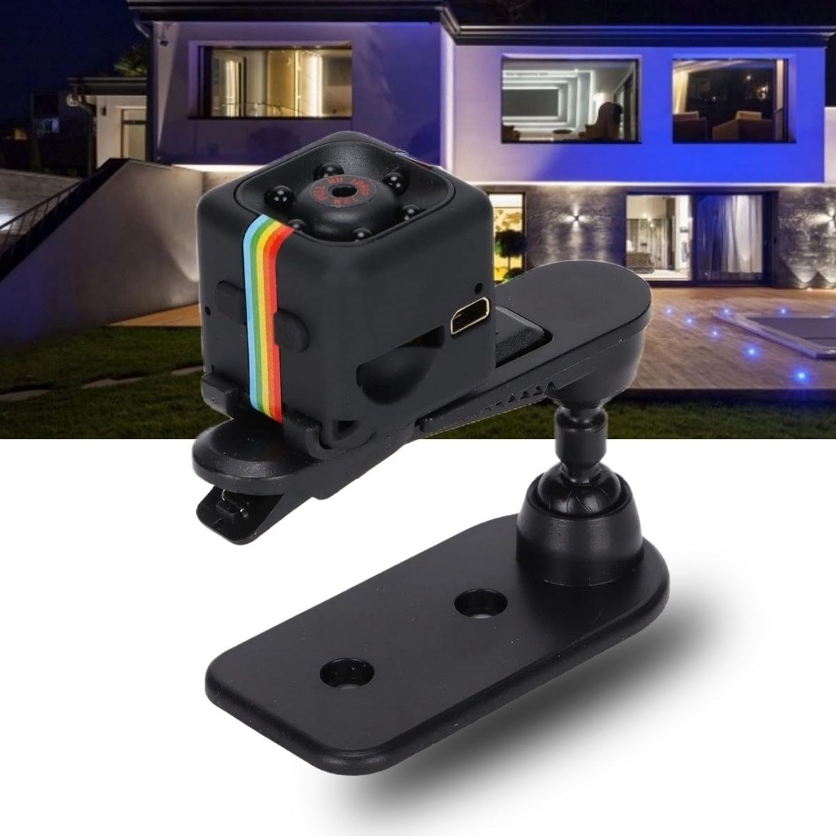 Mini Boy Küp Tipi Gece Görüşlü HD Kaliteli Güvenlik Kamerası (5271)