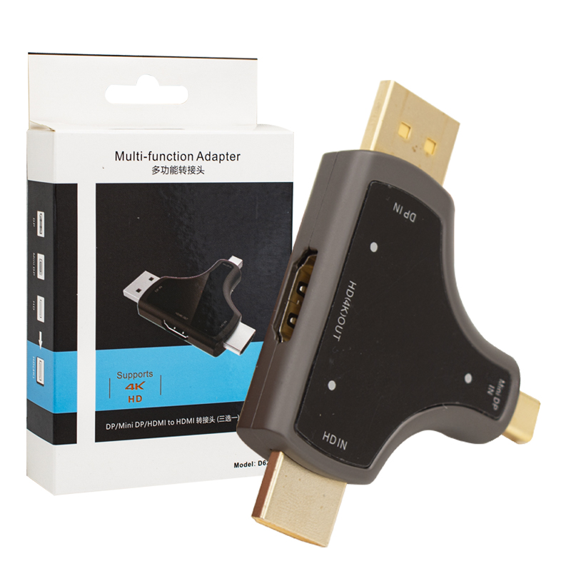 MINI DP+DP+HDMI TO HDMI 4K ÇEVİRİCİ (5271)