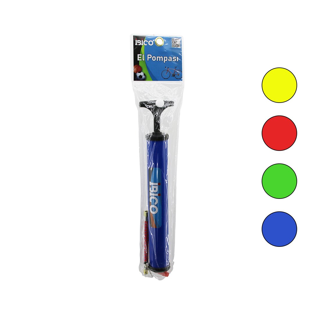 MİNİ EL POMPASI BİSİKLET - TOP 28 CM POMPA HORTUM - TOP İĞNE - UÇ (5271)