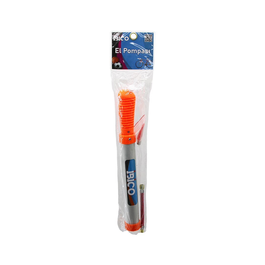 MİNİ EL POMPASI BİSİKLET - TOP 29.5CM METAL ÇUBUK - PLS.GÖVDE - SAP POMPA HORTUM - TOP İĞNE - UÇ (5271)