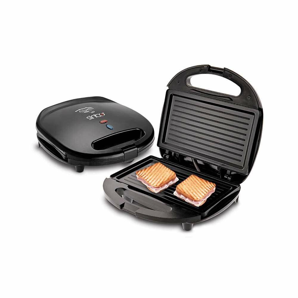 MİNİ GRANİT  ELEKTRİKLİ TOST MAKİNESİ  2 TOST   YAPIŞMAZ YÜZEY   750W  SSM-2513 (5271)