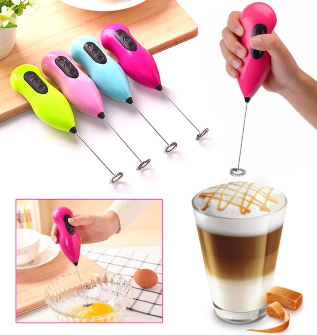 Mini Pilli Karıştırıcı ve Köpürtücü El Mikseri (5271)