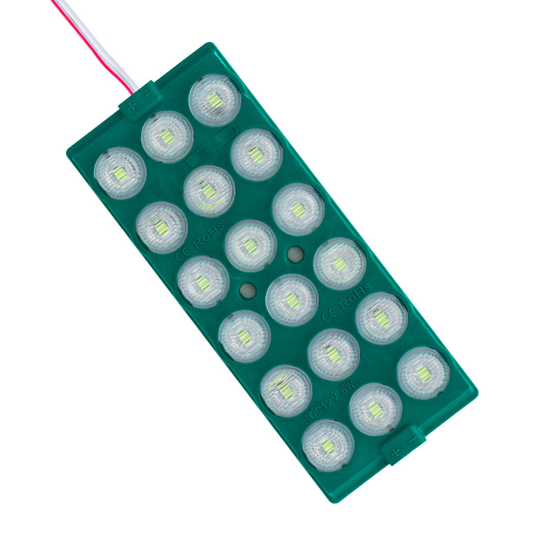 MODÜL LED 12V 6W YEŞİL 18 LEDLİ YANIP SÖNEN 2Lİ PAKET 13960-2835 (FLAŞÖR) (5271)