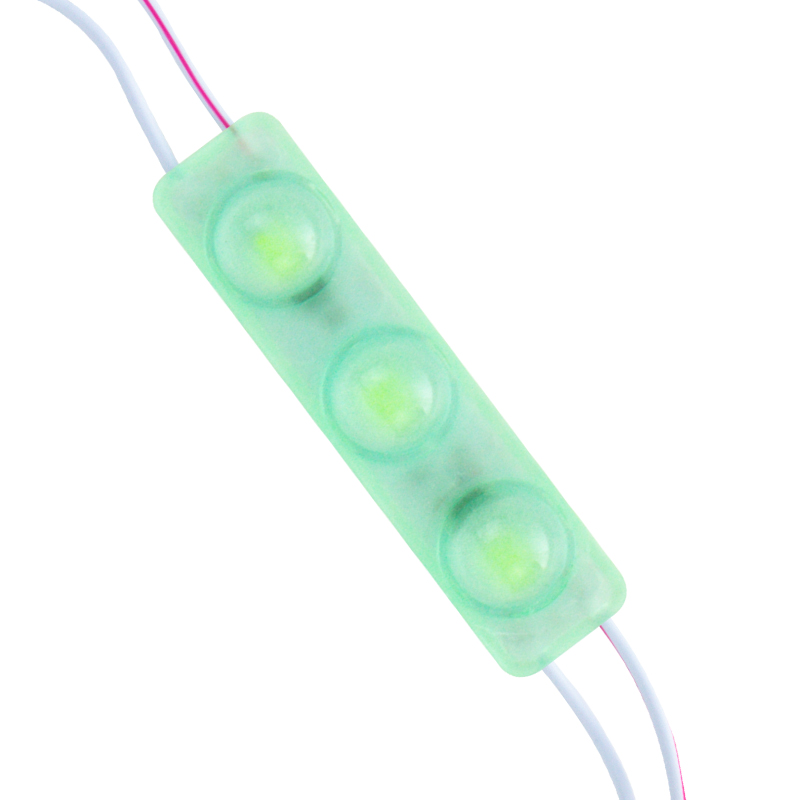 MODÜL LED 12V 1.5W YEŞİL YANIP SÖNEN PARLAK TEK RENK 2835 69 X 16 MM IP65 160-180LM 160 DERECE (5271)