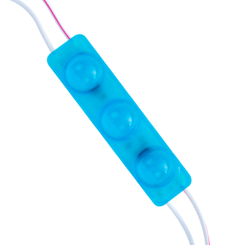 MODÜL LED 12V 1.5W MAVİ YANIP SÖNEN PARLAK TEK RENK 2835 69 X 16 MM IP65 160-180LM 160 DERECE (5271)