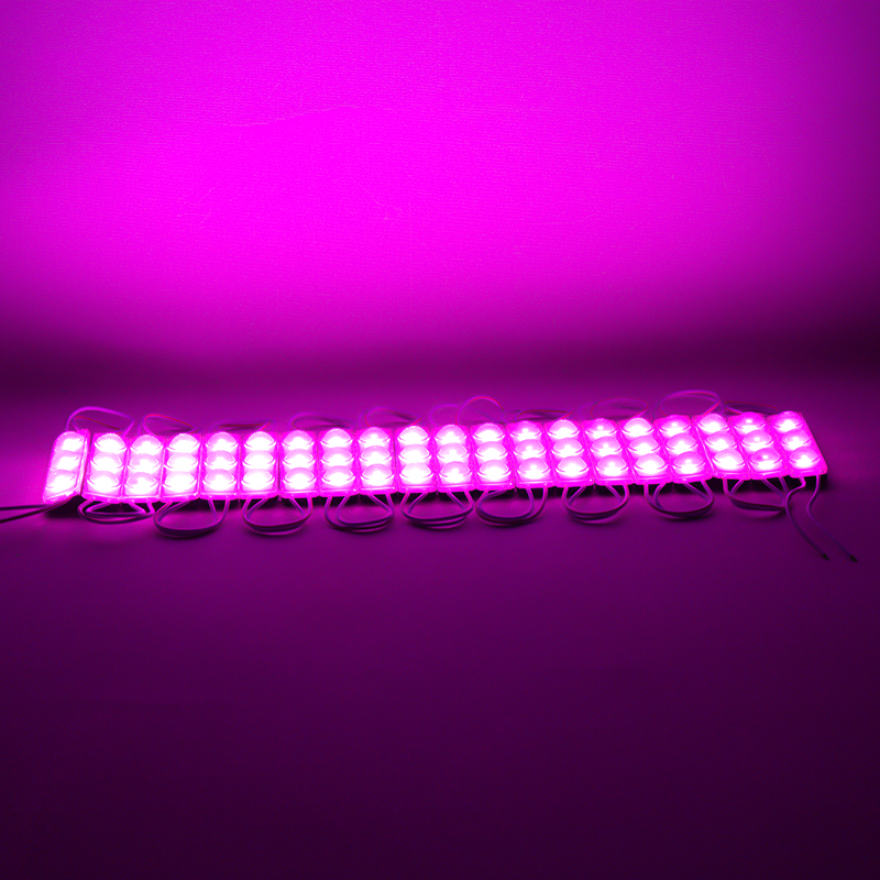 MODÜL LED 12V 1.5W PEMBE YANIP SÖNEN PARLAK TEK RENK 2835 69 X 16 MM IP65 160-180LM 160 DERECE (5271)