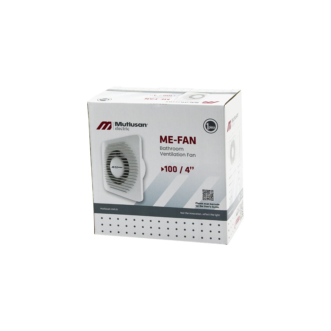MUTLUSAN-001 211 000 100 00 00 ME-FAN 1004&quot;BANYO TUVALET HAVALANDIRMA ASPİRATÖRÜ 12W 2450RPM 100M3/H (5271)
