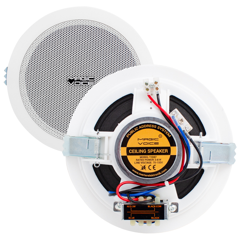 MV-11087 16 CM MAX 20W 100V ALÇIPAN HOPARLÖR TRAFOLU (5271)