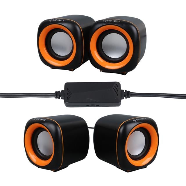 2x3 Watt Aux Multimedia Mini USB Speaker - Hoparlör (5271) 2x3 Watt Aux Multimedia Mini USB Speaker - Hoparlör (5271)