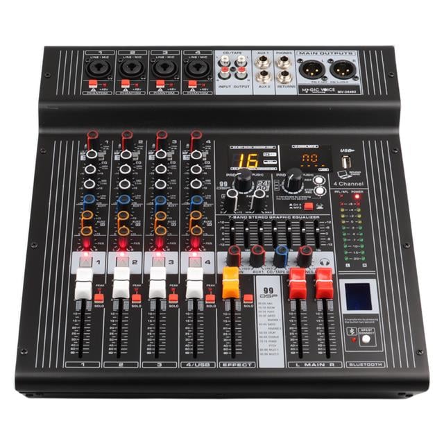 4 Kanal 2X350 Watt Usb/Sd/Bluetooth Power Mixer (5271)