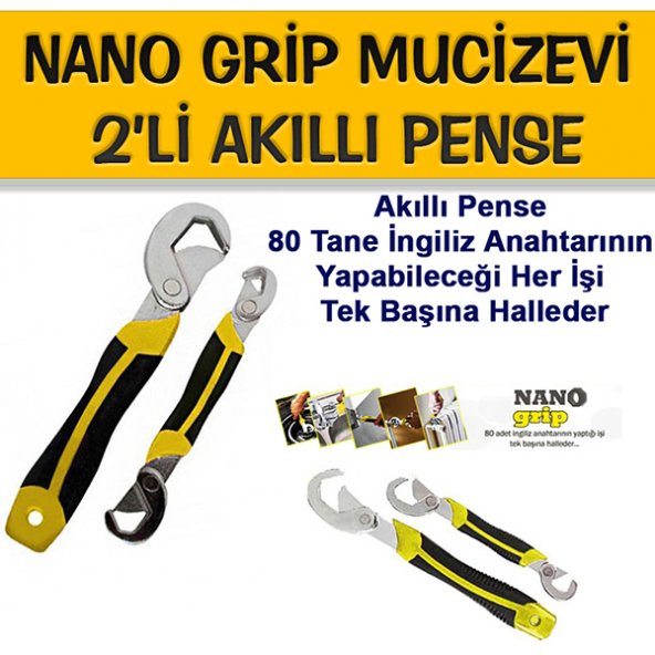 Nano Grip Akıllı Anahtar Pense (5271) Nano Grip Akıllı Anahtar Pense (5271)