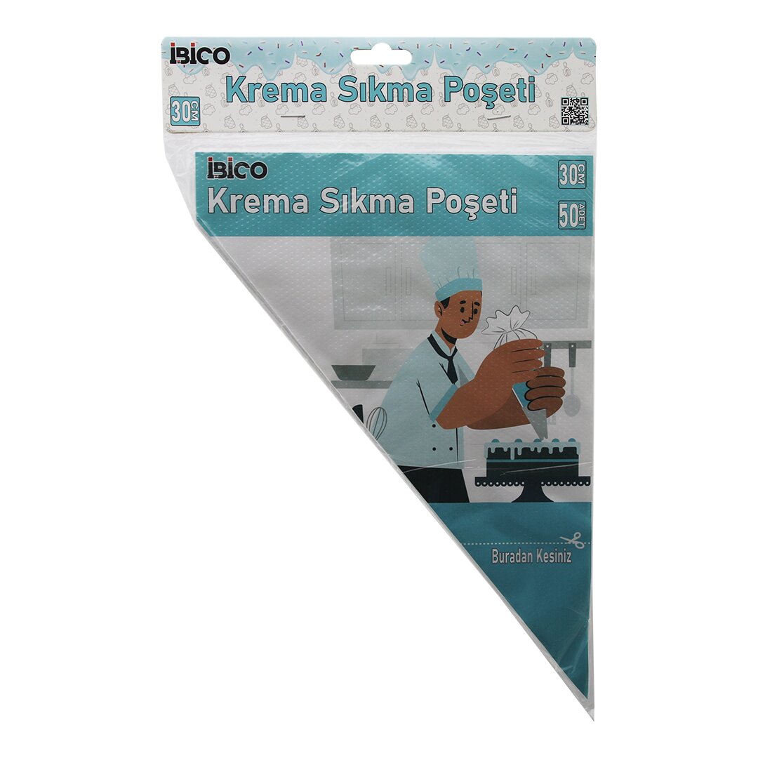 NAYLON 30CM 50PCS KREMA SIKMA  POŞETİ TORBASI (5271)
