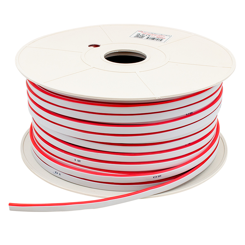NEON LED ŞERİT PEMBE 100 METRE 12 VOLT (5,6*12,10MM) (5271)