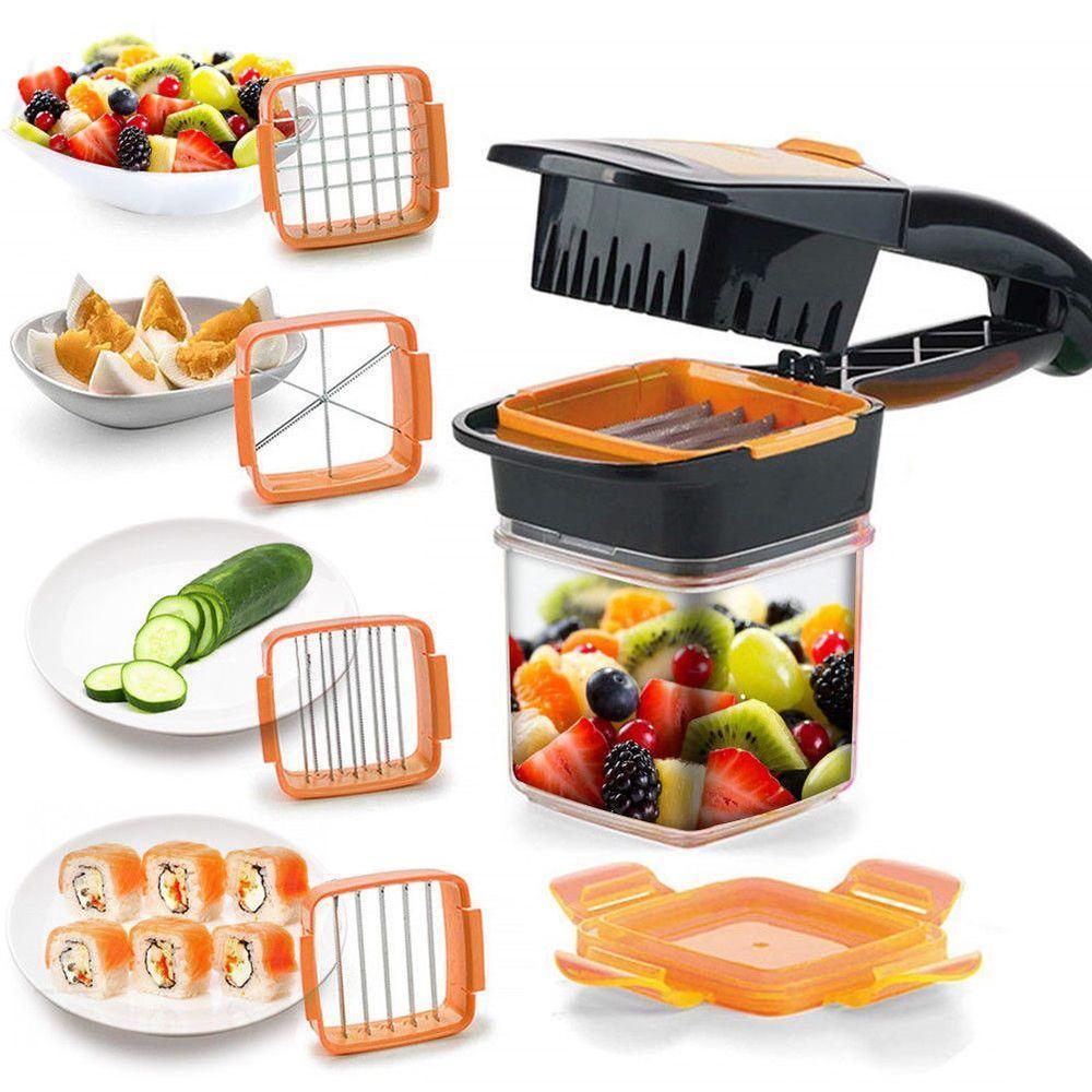 Nicer Dicer Quick 5 In 1 Pratik Hazneli Sebze Meyve Doğrayıcı Dilimleme Aleti (5271)