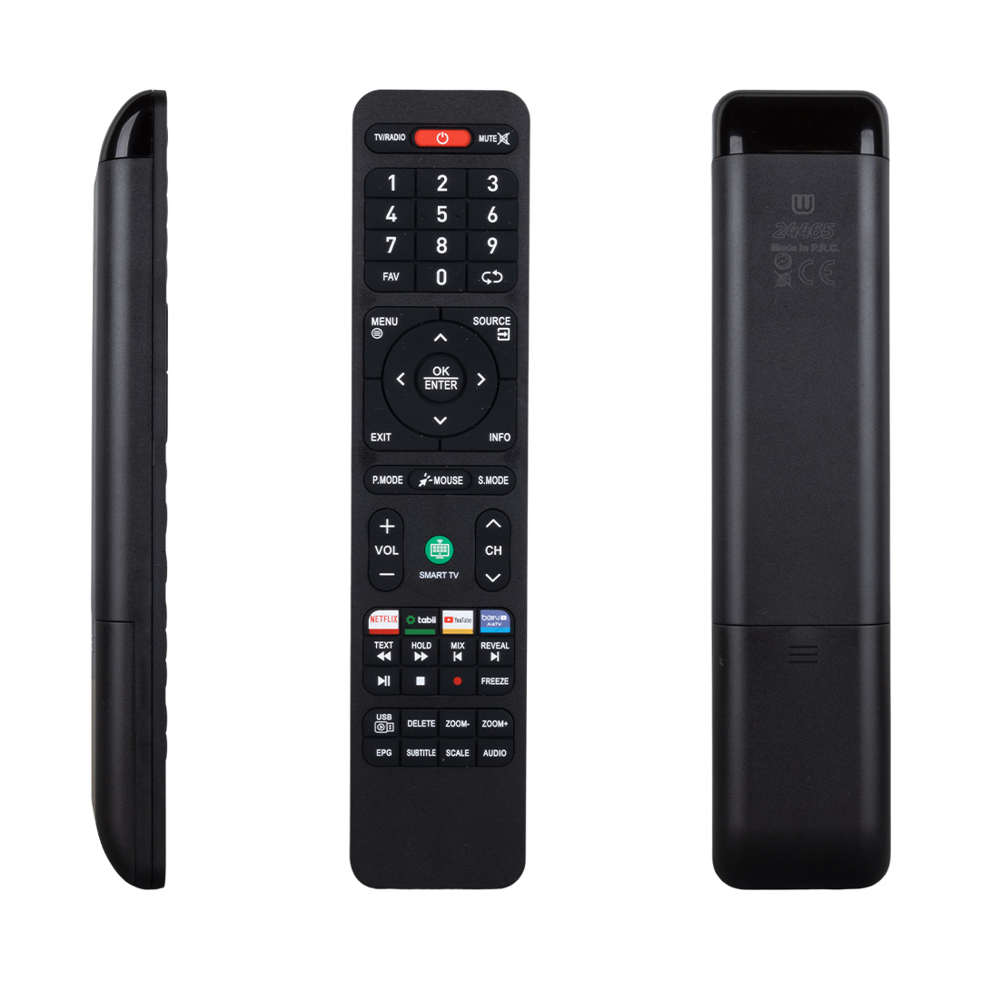 ONVO-SABA-NORDMENDE-MORIO BEIN - TABII- NETFLIX- YOUTUBE TUŞLU ANDROID SMART LCD TV KUMANDA (5271)