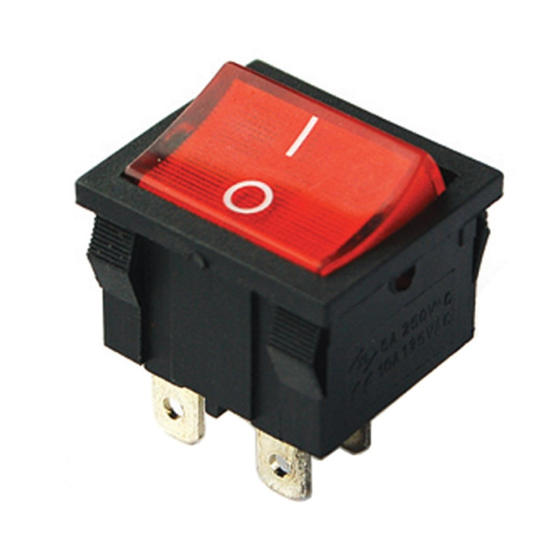 ORTA BOY IŞIKLI ANAHTAR ON-OFF 4PIN (IC-126) (5271)
