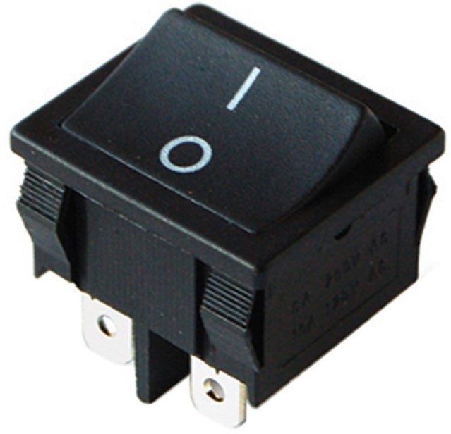 ORTA BOY IŞIKSIZ ANAHTAR YAYLI OFF-ON 4P (IC-128) (5271)