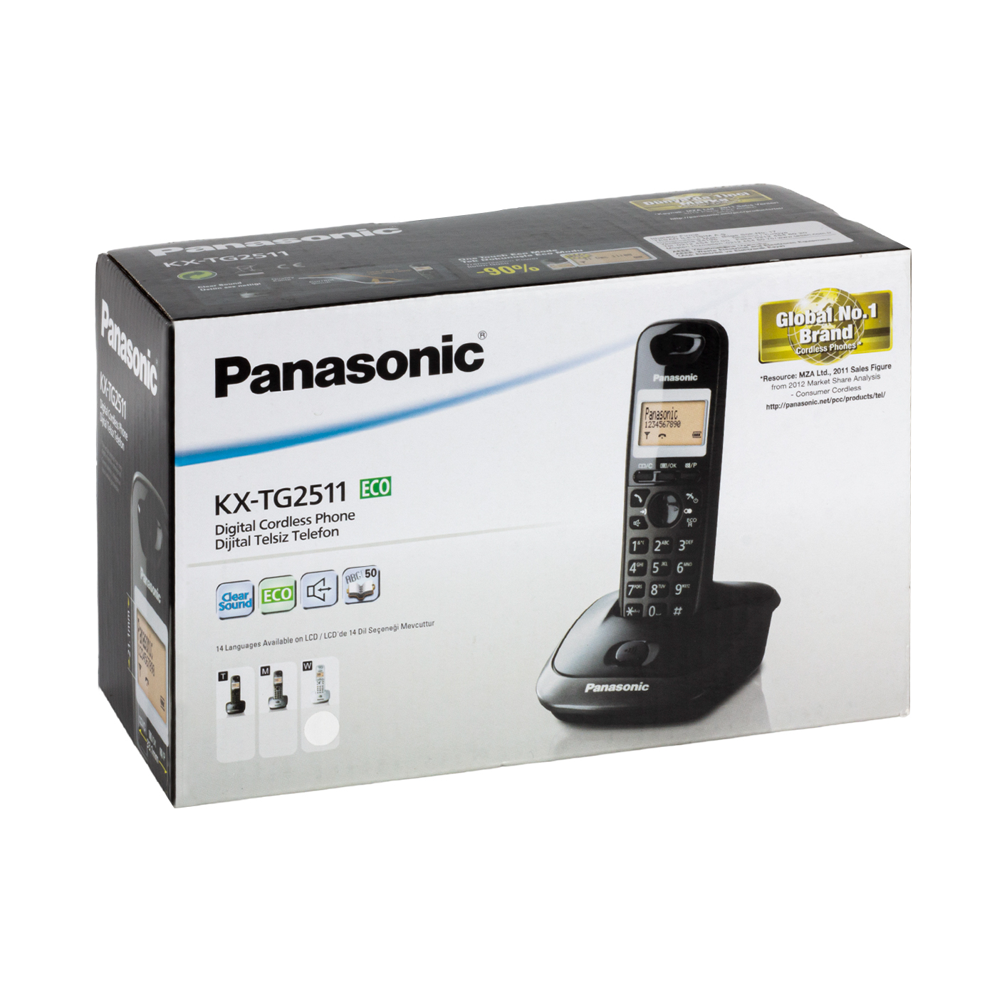 PANASONIC KX-TG2511 DECT TELSİZ TELEFON BEYAZ (5271)