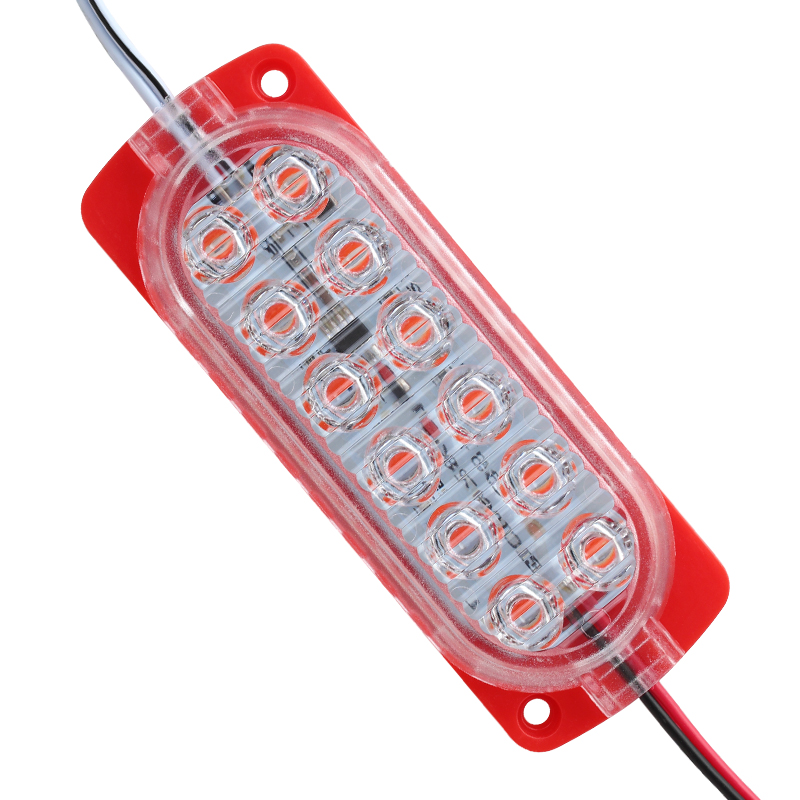 PARLAK YANIP SÖNEN KIRMIZI MODÜL LED 2835 24 VOLT 1.2 WATT (5271)