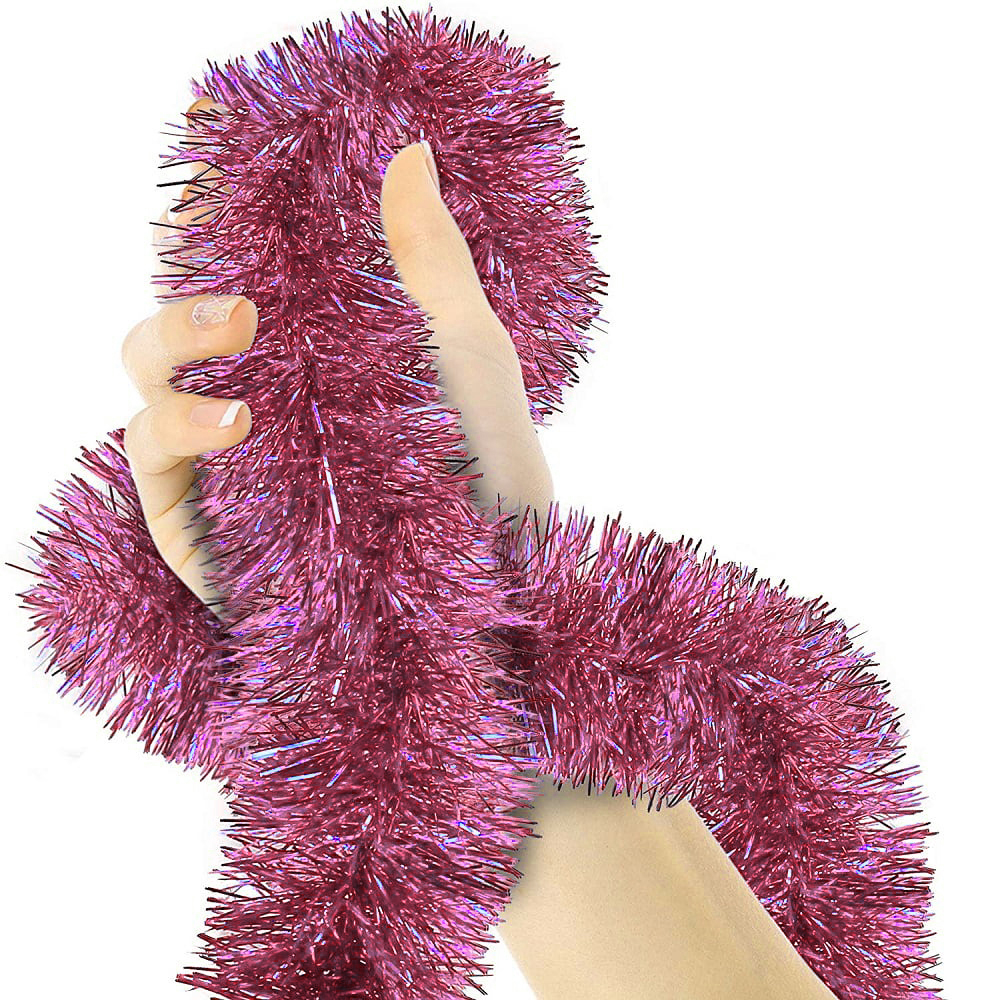 Parti İçin Sim Süs 2 Metre Uzunluk 8 cm Genişlik Pembe Renk İthal (5271)
