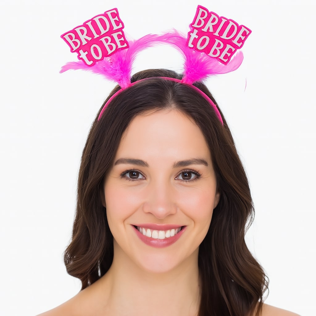 Pembe Renkli Bride to Be Parti Tacı – Bekarlığa Veda Gecesi İçin (5271)