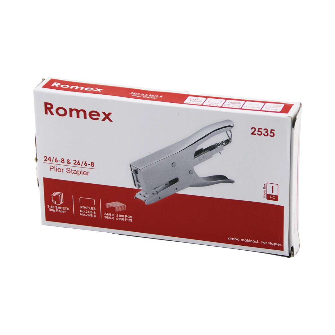 PENSE MODEL ÇELİK ZIMBA MAKİNESİ 24 /6-8 - 26 /6-8  56MM 100-150PCS TEL HAZNE 2-45 SAYFA= 80GR (5271)