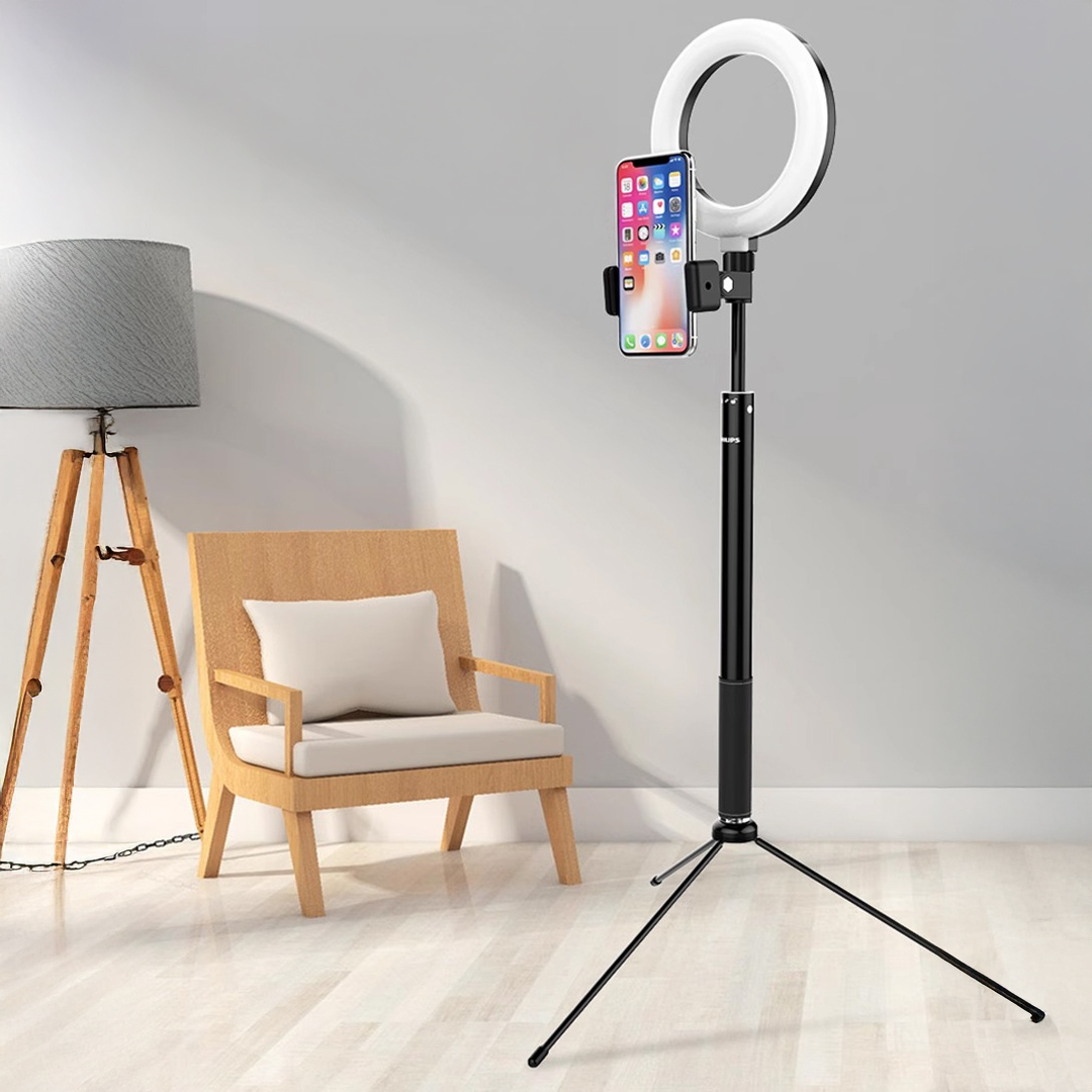 PHILIPS DLK3621N/93 2 IN 1 TRIPOD STANDLI YOUTUBE- TIKTOK VIDEO SELFIE STÜDYO MAKYAJ IŞIĞI (5271)