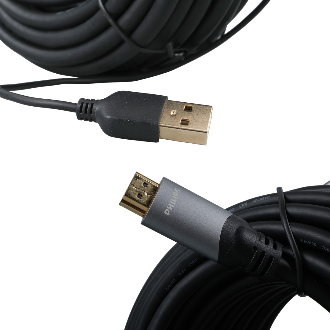 PHILIPS SWL6122B/93 15 METRE 4K 60 HZ USB GÜÇ KABLOLU HDMI KABLO (5271)