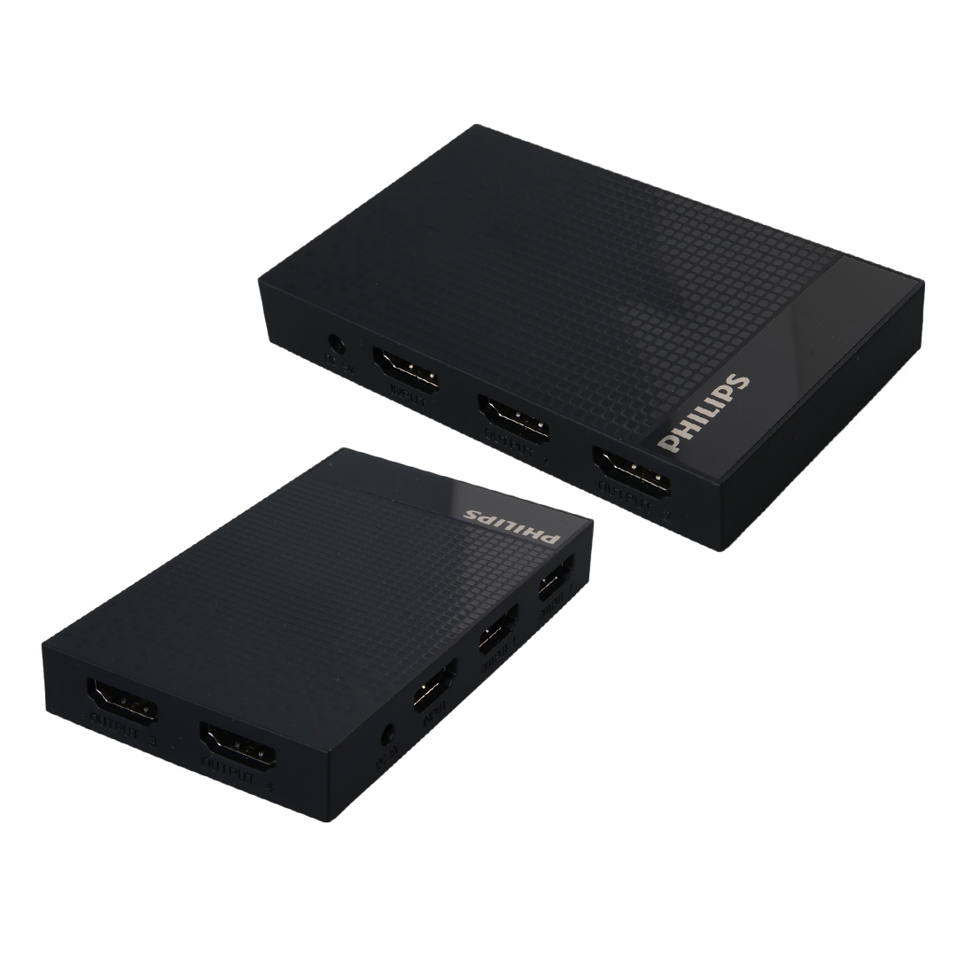 PHILIPS SWV9023B/93 4K HDMI SPLİTTER 1 GİRİŞ - 4 ÇIKIŞ ULTRA HD GÖRÜNTÜ DAĞITICI (5271)