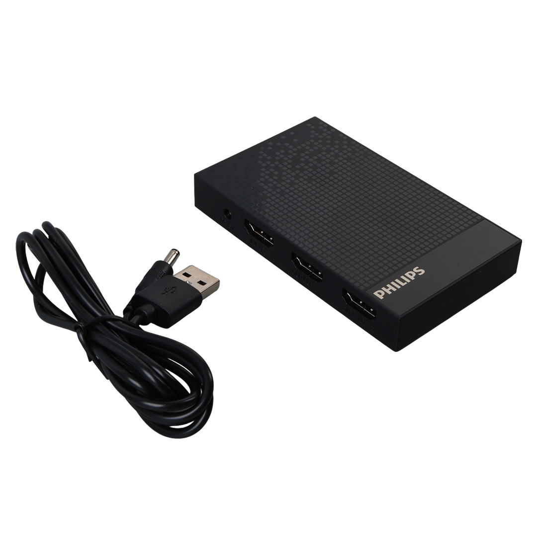 PHILIPS SWV9023B/93 4K HDMI SPLİTTER 1 GİRİŞ - 4 ÇIKIŞ ULTRA HD GÖRÜNTÜ DAĞITICI (5271)