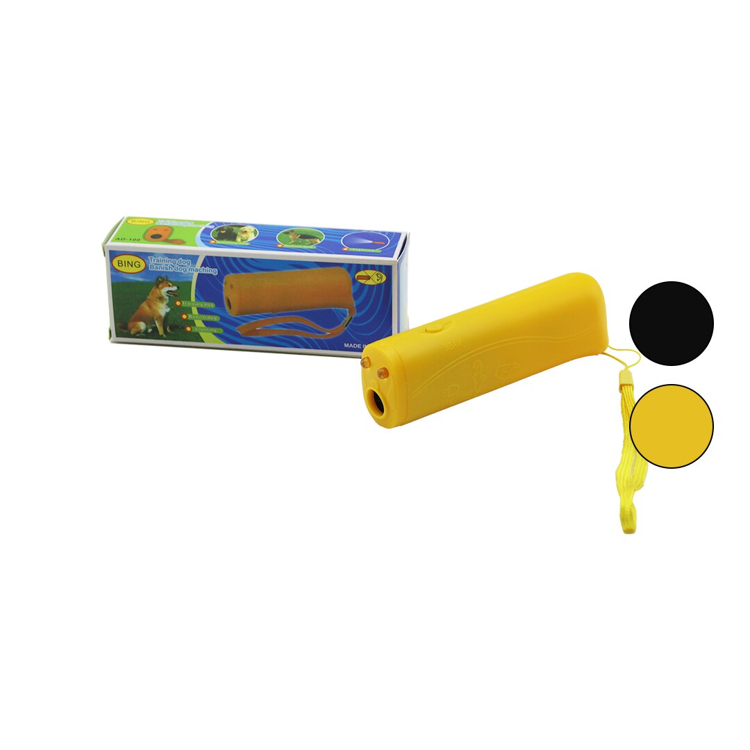 PİLLİ 2İN1 KÖPEK KOVUCU - FENER İP TAŞIMA KULPLU SESLİ=20KHz=İNSAN DUYAMAZ (5271)