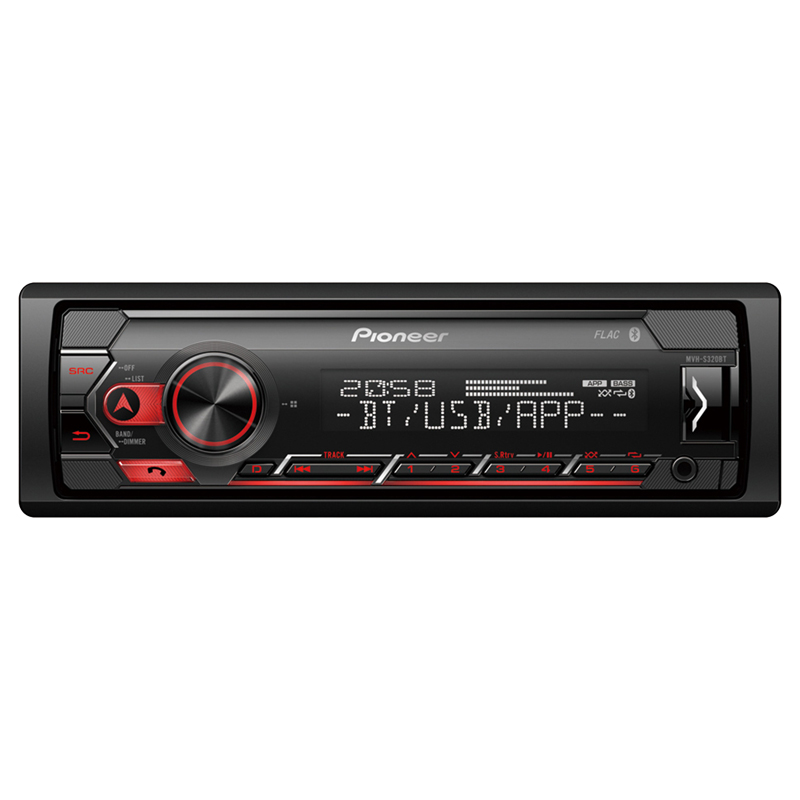 PIONEER MVH-S320BT USB/FM/AUX/MP3 BLUETOOTHLU MEKANİKSİZ OTO TEYP 4X50 WATT (5271)