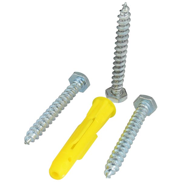 PLASTİK DÜBEL + VİDA (100 ADET) (5271)