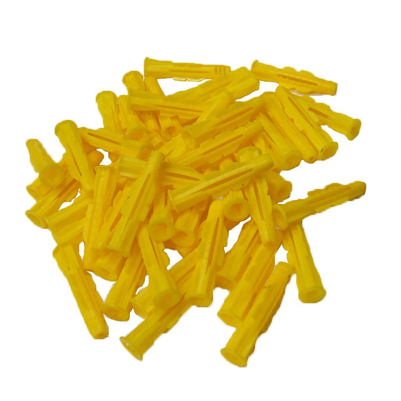 PLASTİK DÜBEL SARI (100 ADET)  (ROKET DÜBEL 10 MM) (5271)