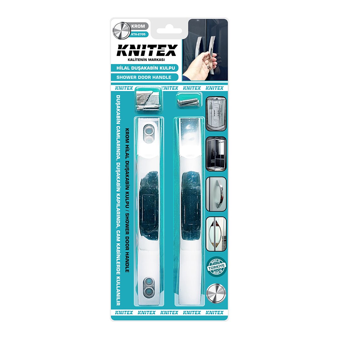 PLASTİK KROM KAPLAMA DUŞAKABİN KOLU 10MM (5271)