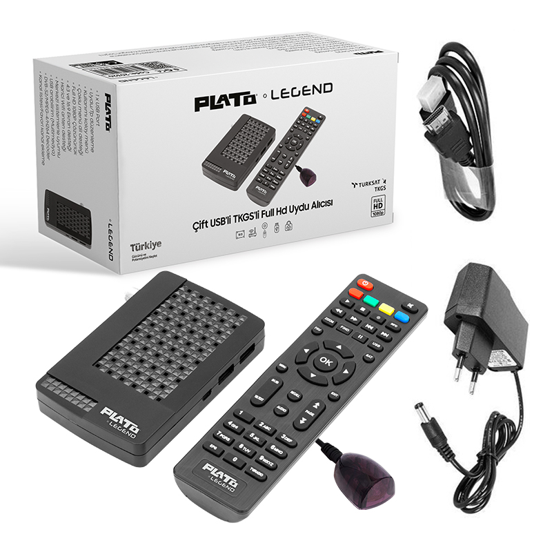 PLATO LEGEND ÇİFT USBLİ TKGSLİ MINI HD UYDU ALICISI (5271) PLATO LEGEND ÇİFT USBLİ TKGSLİ MINI HD UYDU ALICISI (5271)