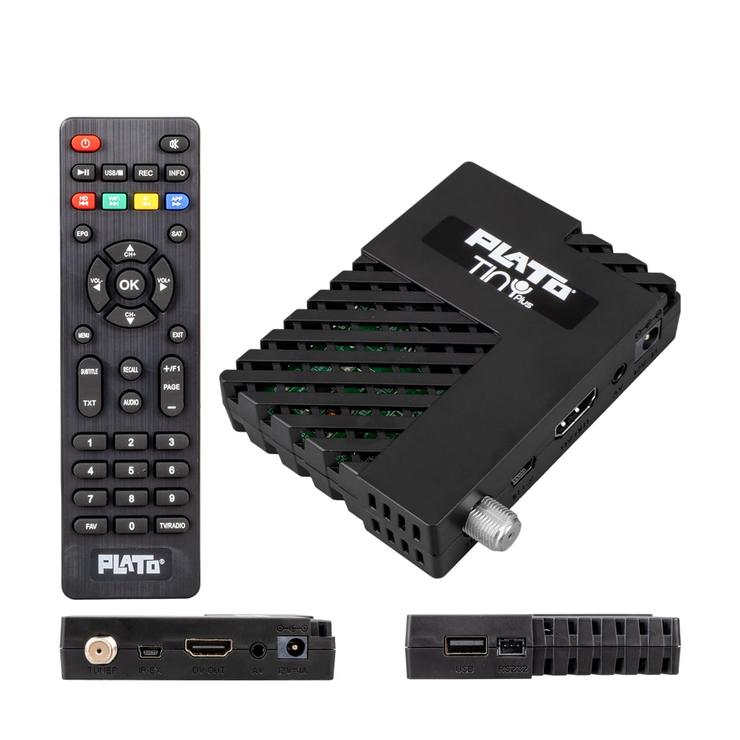 PLATO TINY PLUS TEK USBLİ WIFI DESTEKLİ HD UYDU ALICISI (5271)