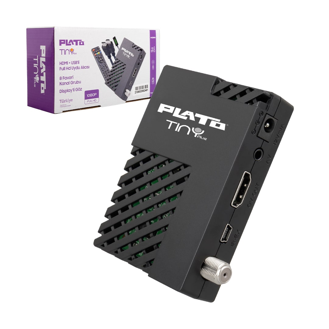 PLATO TINY PLUS TEK USBLİ WIFI DESTEKLİ HD UYDU ALICISI (5271)