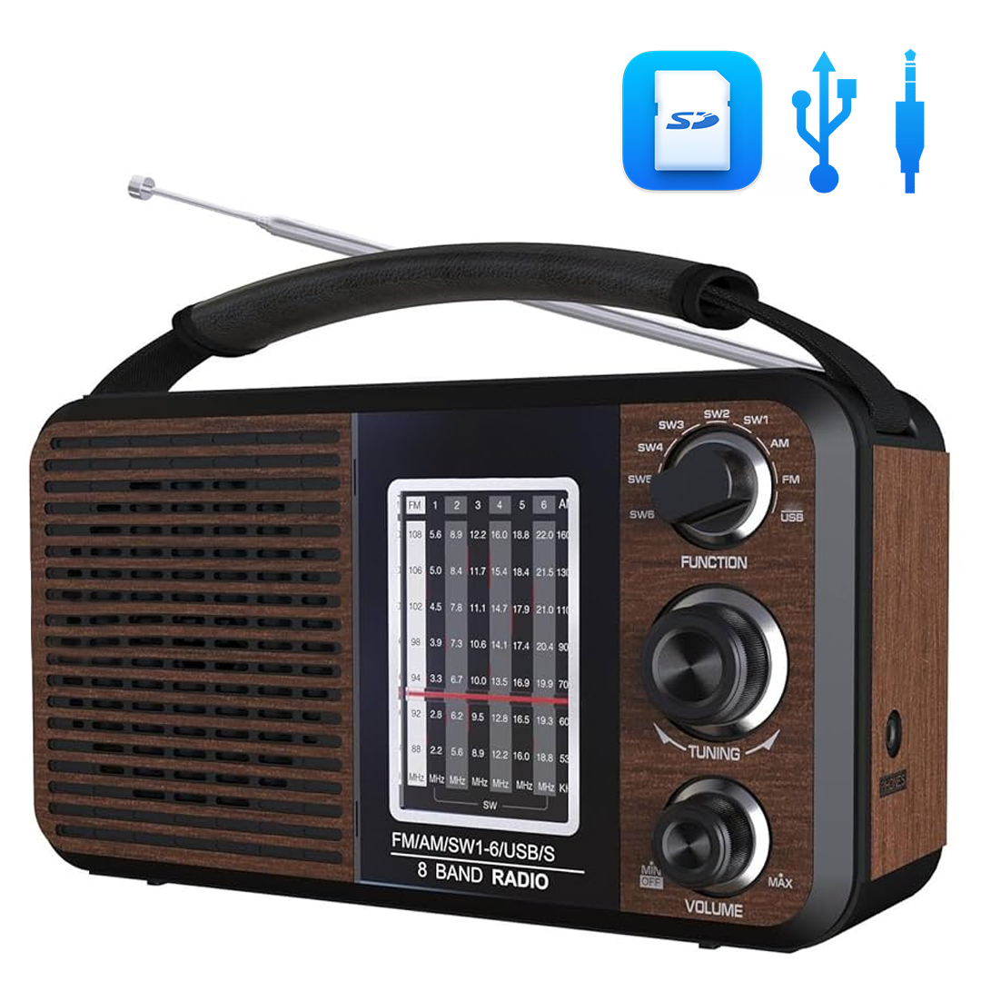 PORTATİF RADYO FM-USB-SD/MMC-AUX (88-108 FM FREKANS ARALIĞI) (5271)