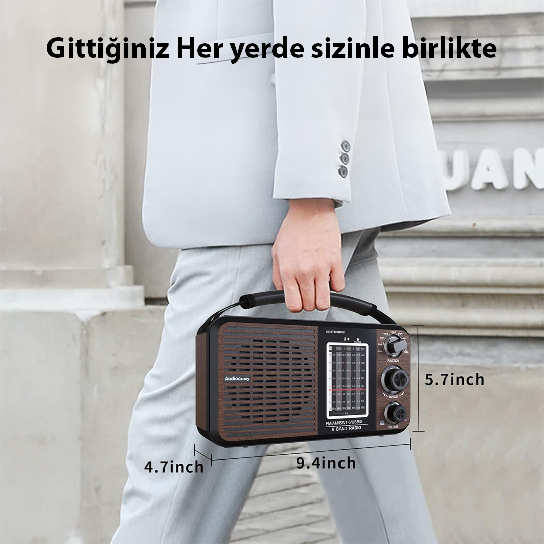 PORTATİF RADYO FM-USB-SD/MMC-AUX (88-108 FM FREKANS ARALIĞI) (5271) PORTATİF RADYO FM-USB-SD/MMC-AUX (88-108 FM FREKANS ARALIĞI) (5271)