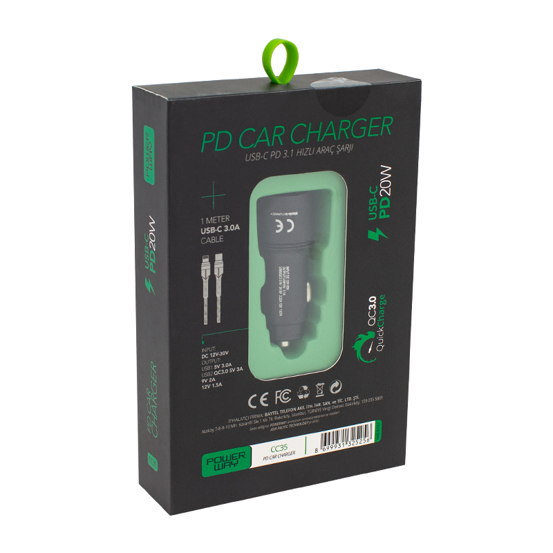YENİ NESİL USB-C (IPHONE TO TYPE-C) ARAÇ ŞARJ SETİ (PD18W) (5271) YENİ NESİL USB-C (IPHONE TO TYPE-C) ARAÇ ŞARJ SETİ (PD18W) (5271)