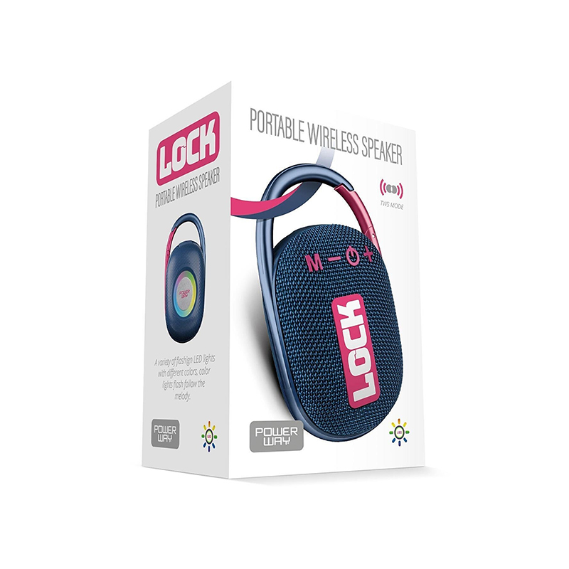 LOCK TAŞINABİLİR ŞARJLI BLUETOOTH SPEAKER (5271)