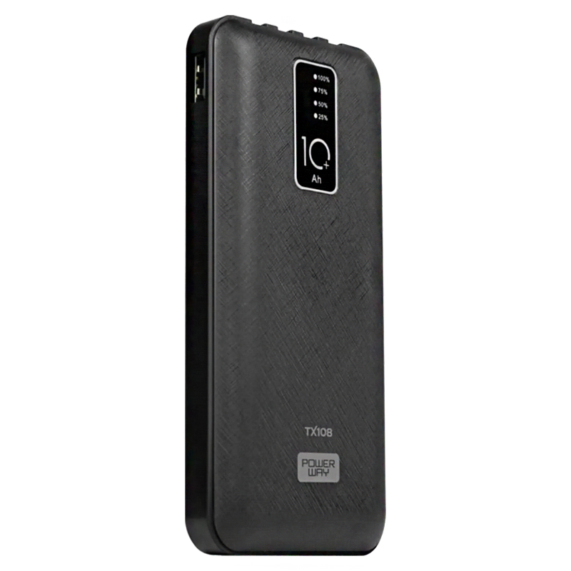 POWERWAY TX108 10000 MAH SİYAH GÖSTERGELİ EKSTRA KABLOLU 4 ÇIKIŞLI POWERBANK (5271) POWERWAY TX108 10000 MAH SİYAH GÖSTERGELİ EKSTRA KABLOLU 4 ÇIKIŞLI POWERBANK (5271)
