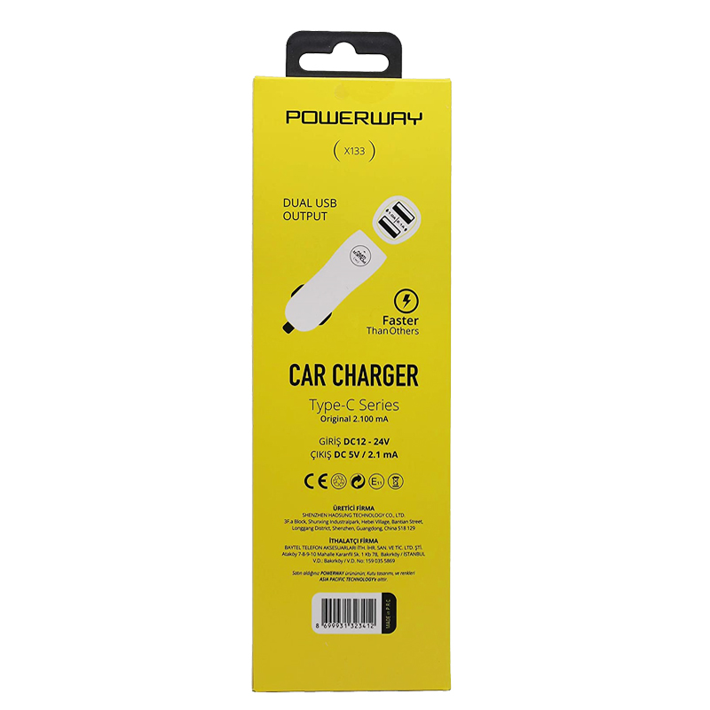 3.1A TYPE-C ARAÇ ÇAKMAKLIK ŞARJ ALETİ (5271)