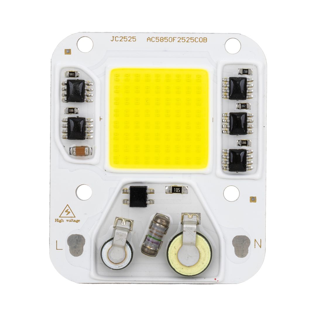 PROJEKTÖRLER İÇİN 50 WATT COB BEYAZ LED  (PLASTİĞİNİ UNUTMA) (5271)