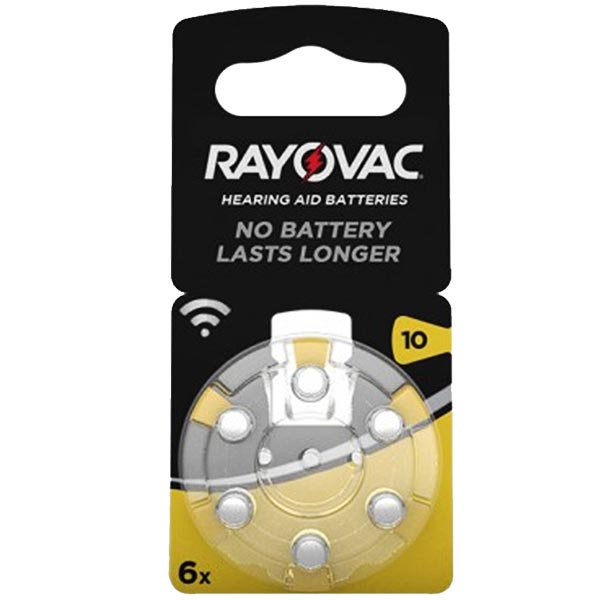 RAYOVAC 10 NO KULAKLIK PİLİ 6Lİ PAKET FİYAT (5271)